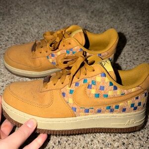 Nike Air Force 1s N7 woven cork